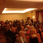 Il folto pubblico che all'Hotel Alabardieri ha presenziato alla conferenza stampa