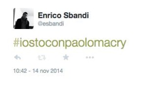 Enrico Sbandi io sto con paolomacry